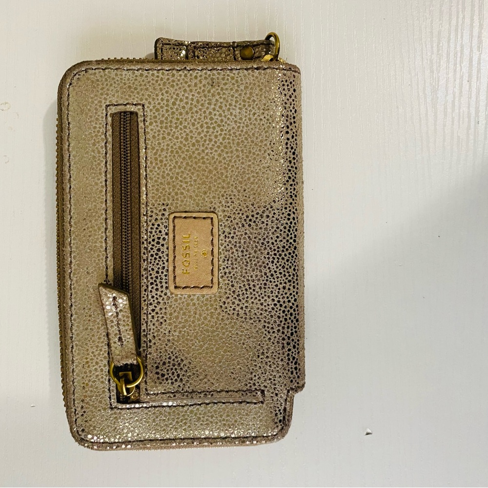 Fossil Metallic Gold Wallet